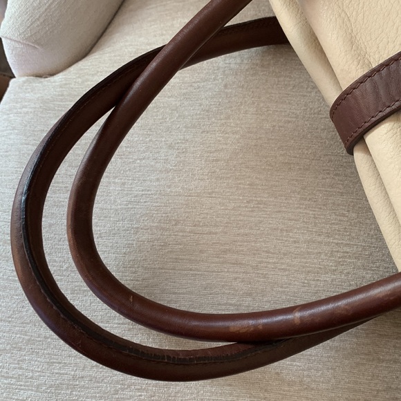 Buttery Soft Genuine Leather Tote Satchel Briefcase Bag Made in Italy - Picture 6 of 16